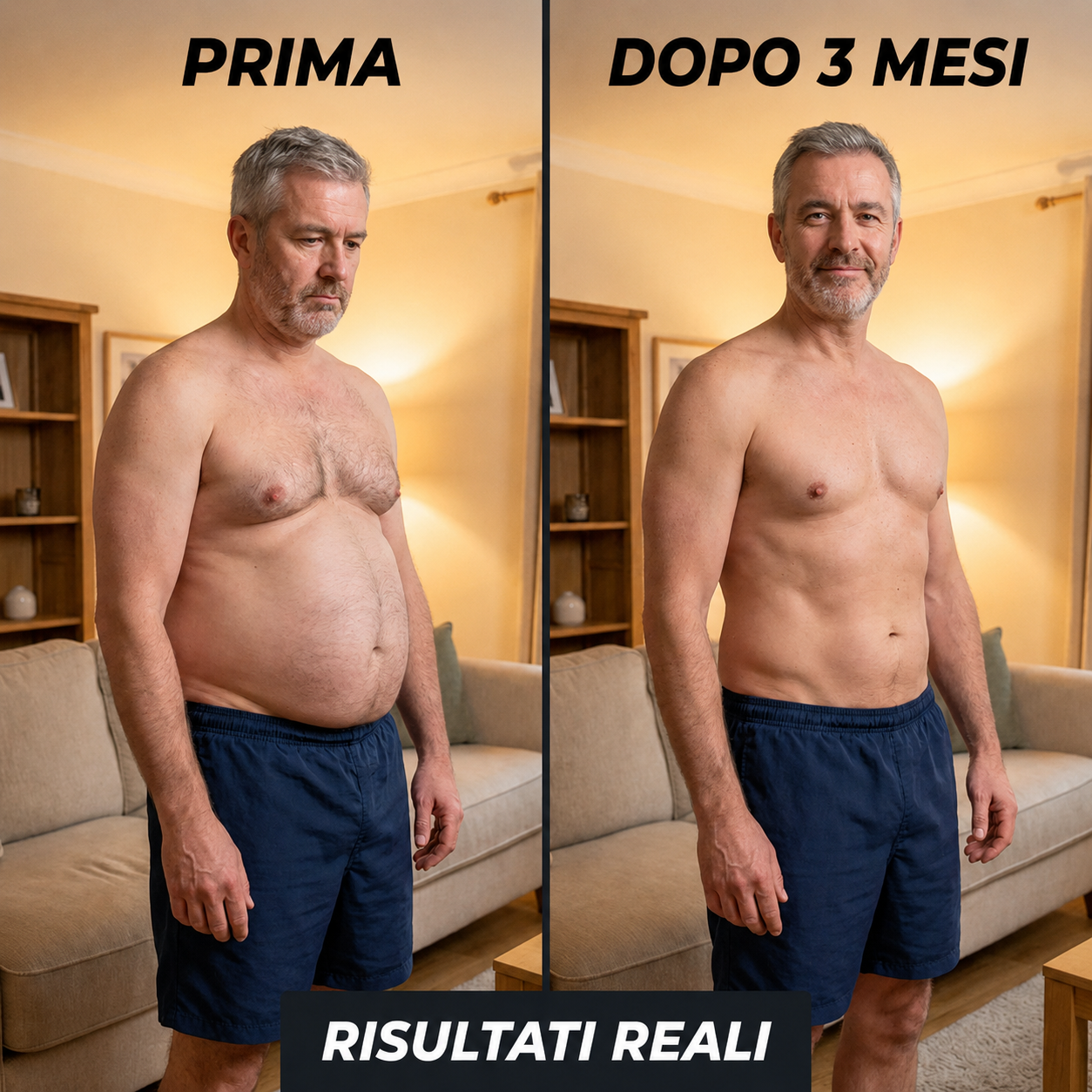Calmira™ Basta tirare in dentro la pancia. Resta piatta da sola.